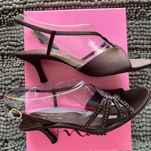 Chocolate brown heels